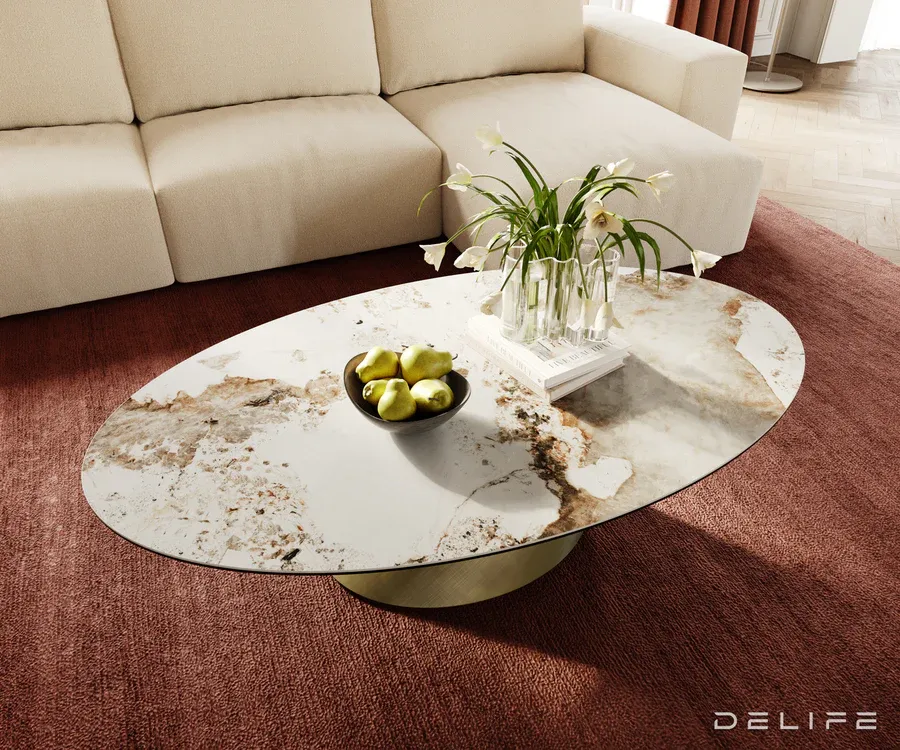 klub stolić edge 140x80cm, materijal: keramika minas melange - slika 4
