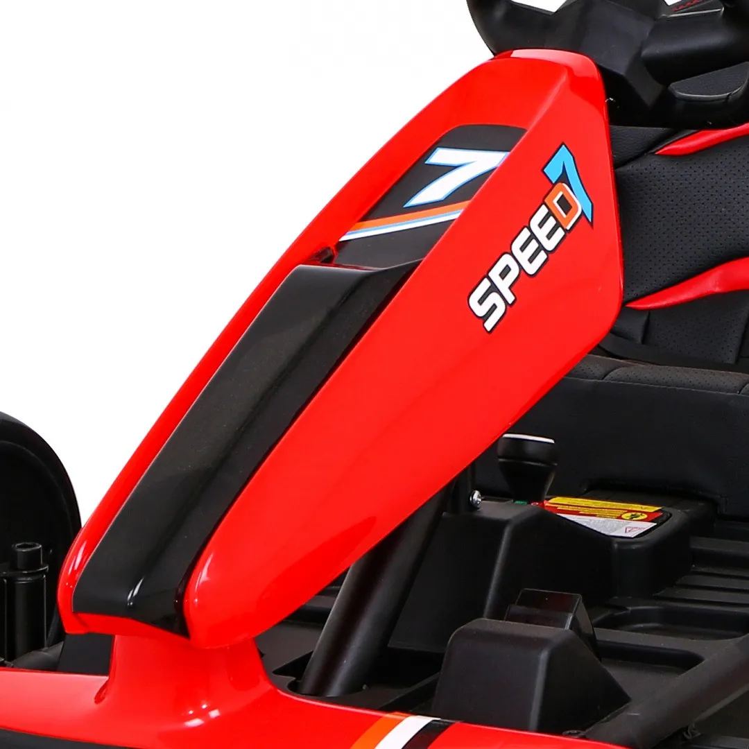 go-kart na akumulator speed 7 drift king - crveni - slika 3