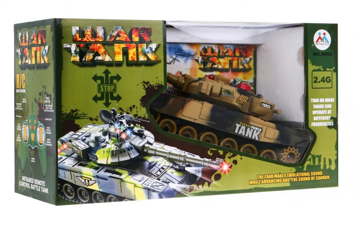 r/c tank desert camouflage 2.4 ghz - slika 6