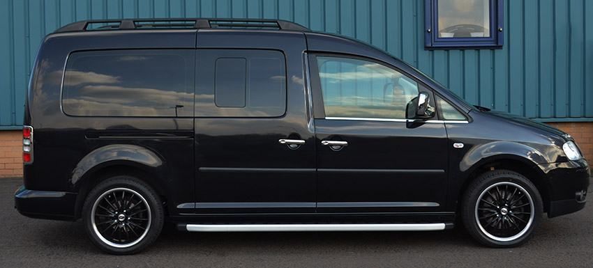 uzdužni krovni nosači za vw caddy maxi - izvrsna kvaliteta - slika 4
