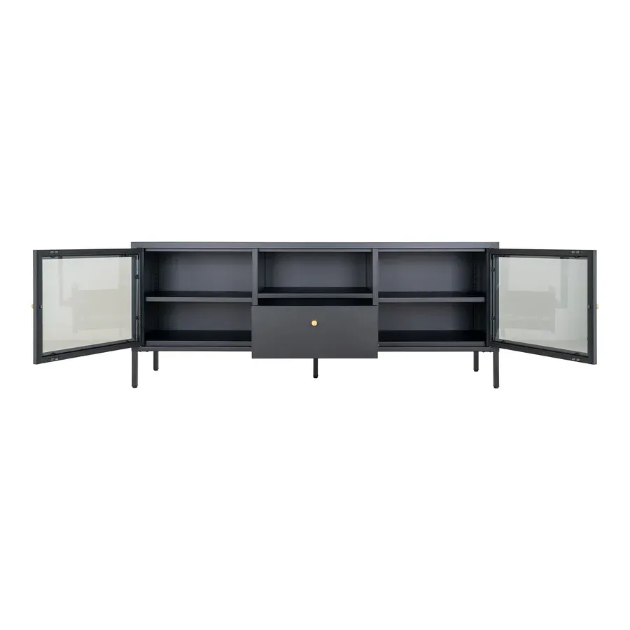 tv komoda dalby, materijal: čelik - slika 3