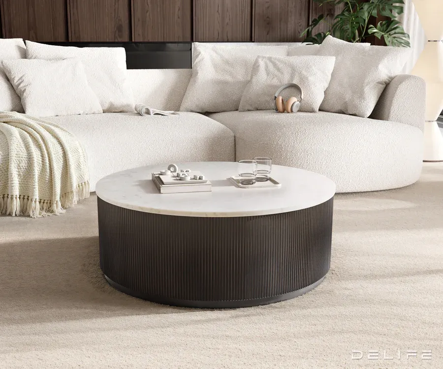 Klub stolić Fiorano 90x90cm, Materijal: Mramor - Čakovec