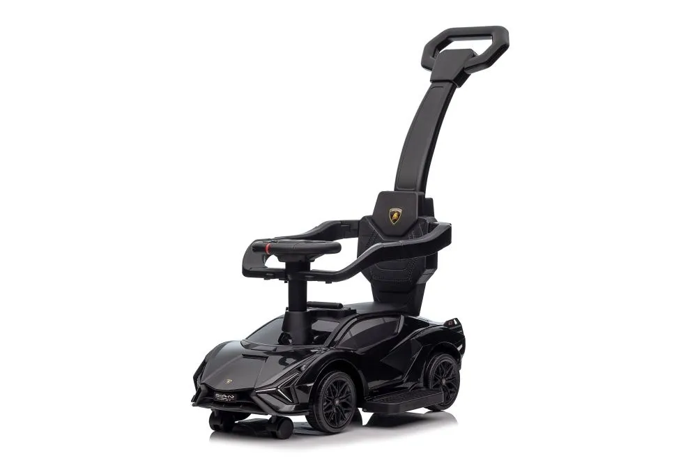 dječja guralica lamborghini qls-996t - crna - slika 2