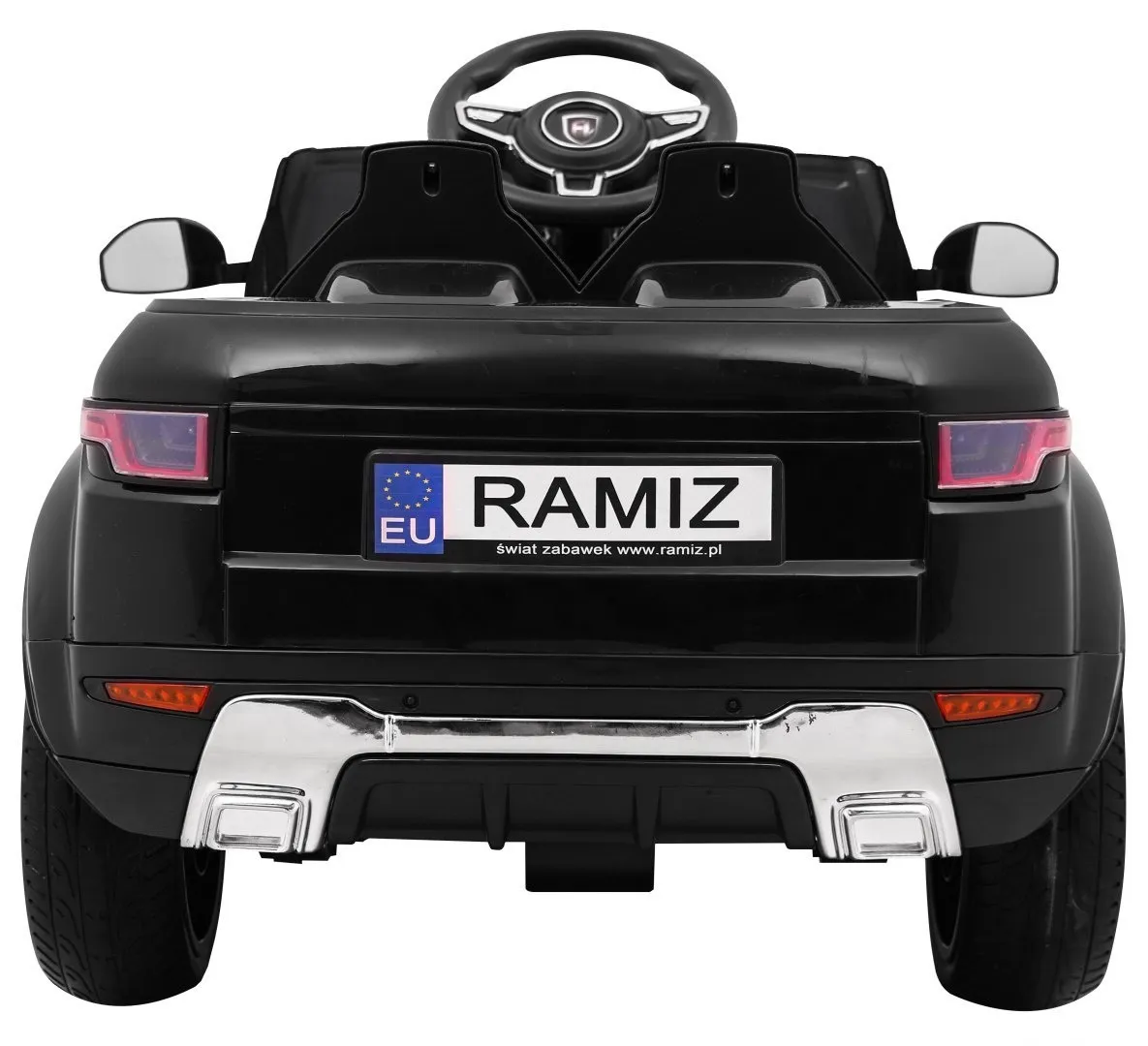 auto na akumulator rapid racer - crni - slika 5