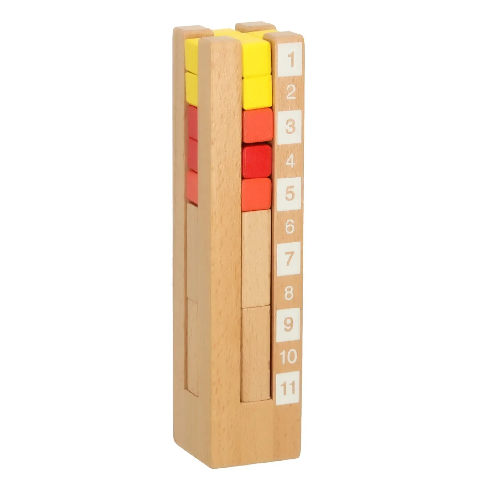 edukativne drvene montessori kocke šarene - slika 5