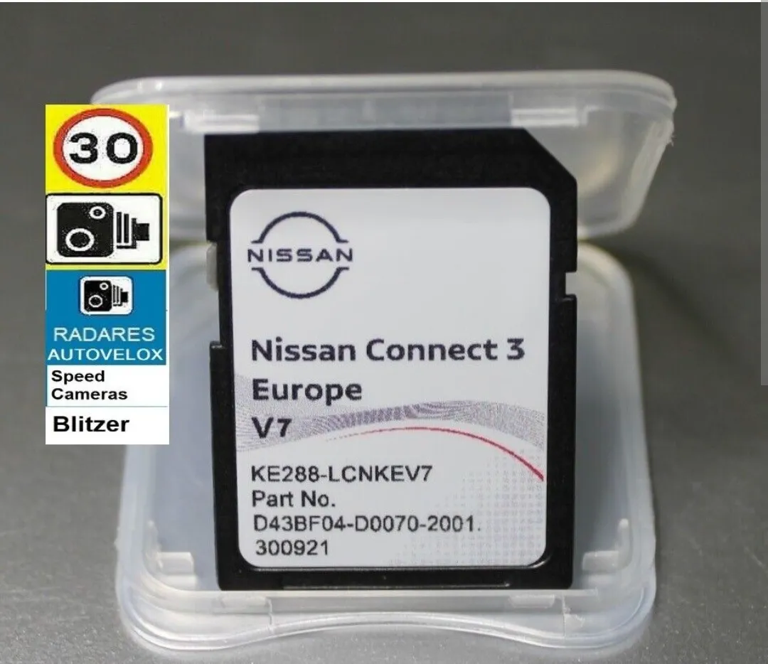nissan navigacija sd kartica sa najnovijim kartama cijele eu + radari - slika 4