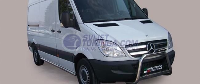 bull bar prednja zaštita za mercedes sprinter w906 / vw crafter - slika 2