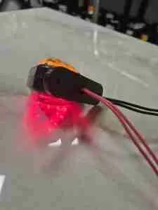 18led led mini led mjerača trube tip 12 – 24v žuto-crvene - slika 2