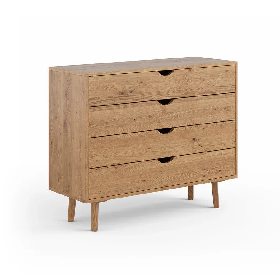 Komoda Simona 110x40 cm, Materijal: Masivno Drvo Hrast - Čakovec