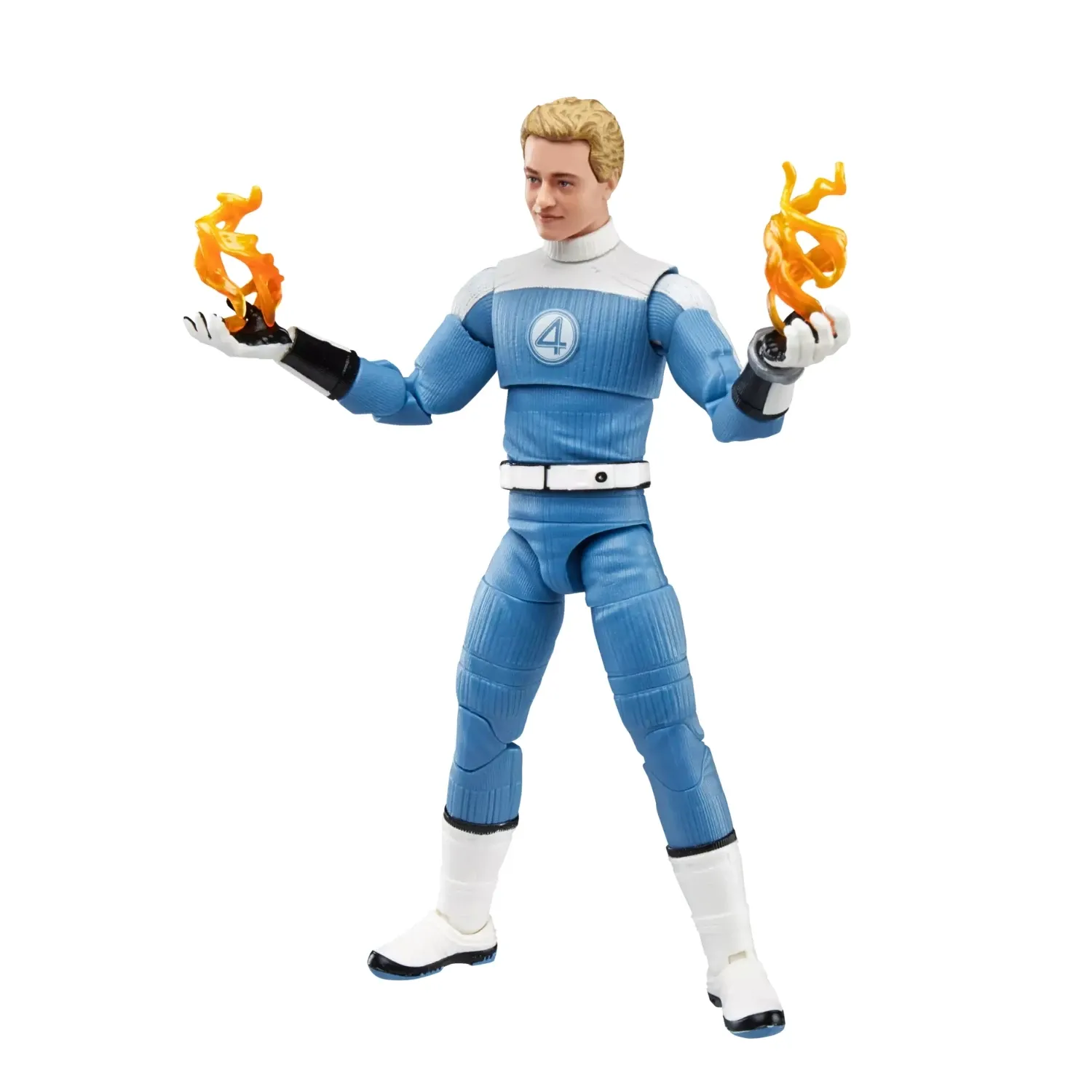 marvel legends series: the fantastic 4 – johnny storm figura, 15cm - slika 6
