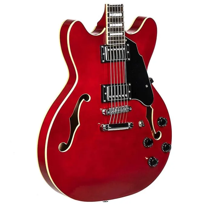 grote gt335-01 red ili vs električna gitara - slika 5