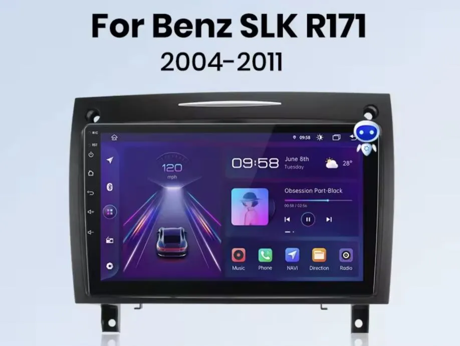 mercedes r171 slk original android multimedija navigacija carplay wifi - slika 3