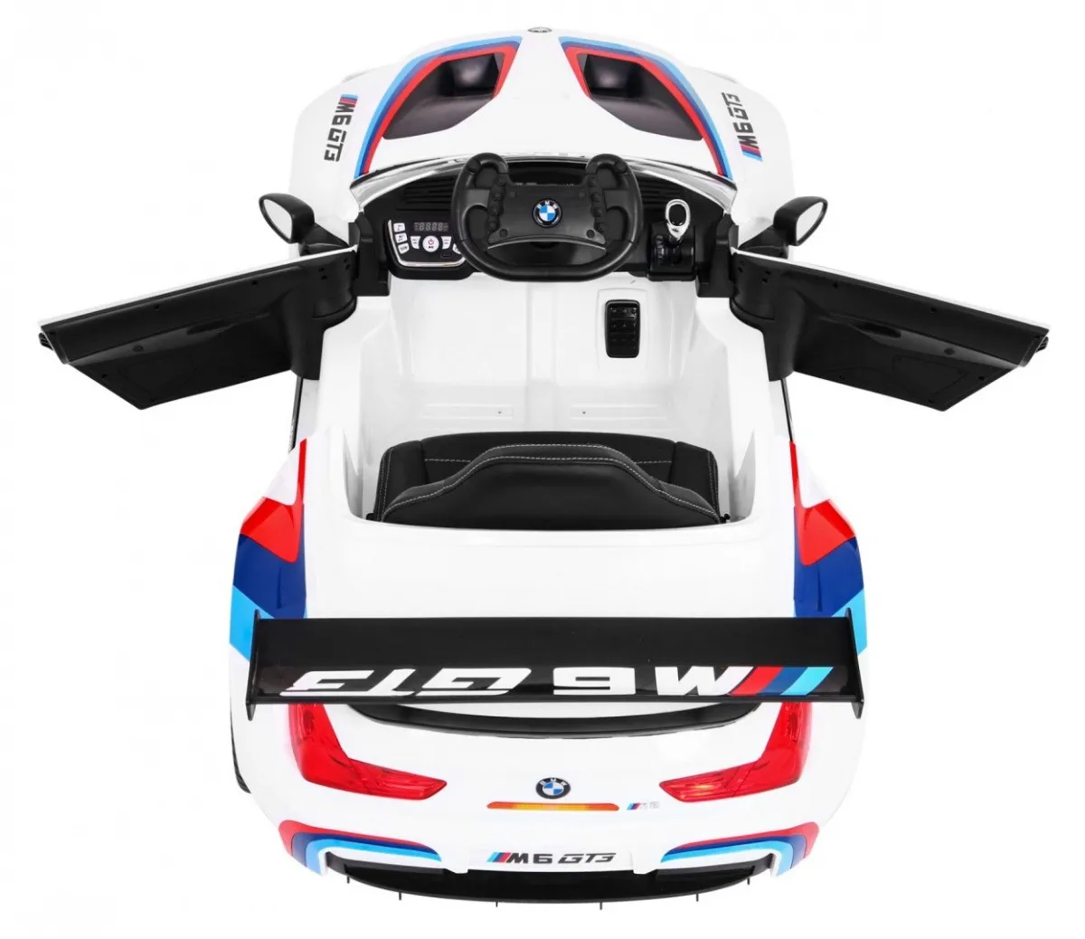 licencirani auto na akumulator bmw x6m - bijeli - slika 6