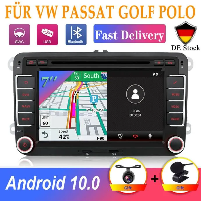 vw passat b7 android 10 gps usb navigacija multimedija original - slika 3