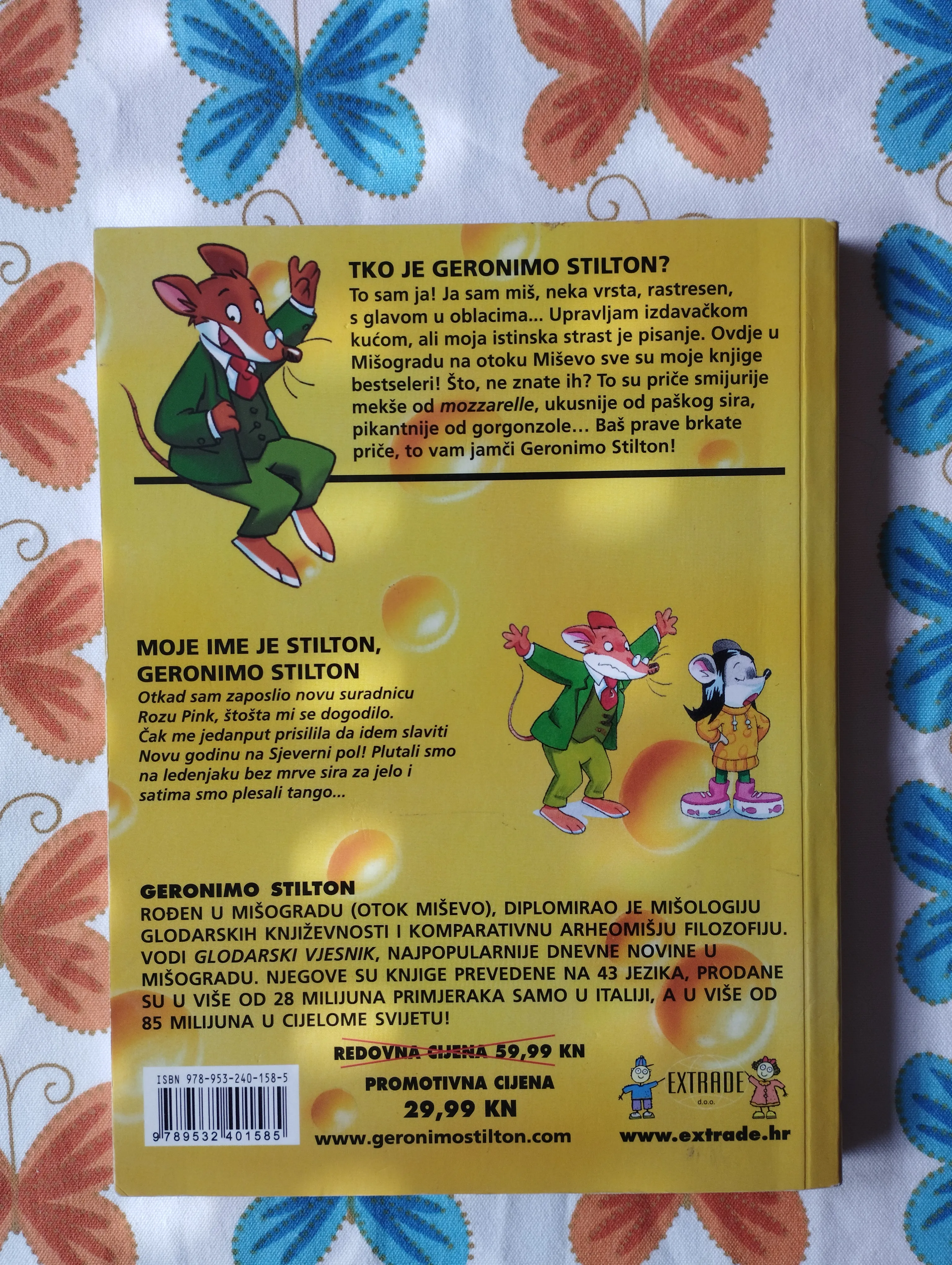 geronimo stilton - 1. moje ime je stilton, geronimo stilton - slika 2