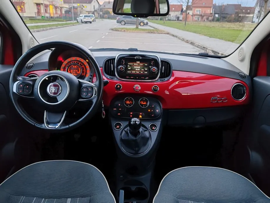 fiat 500 500 1,2 8v pop, 2016g. 175000 km. kartice 24/36 rata - slika 15