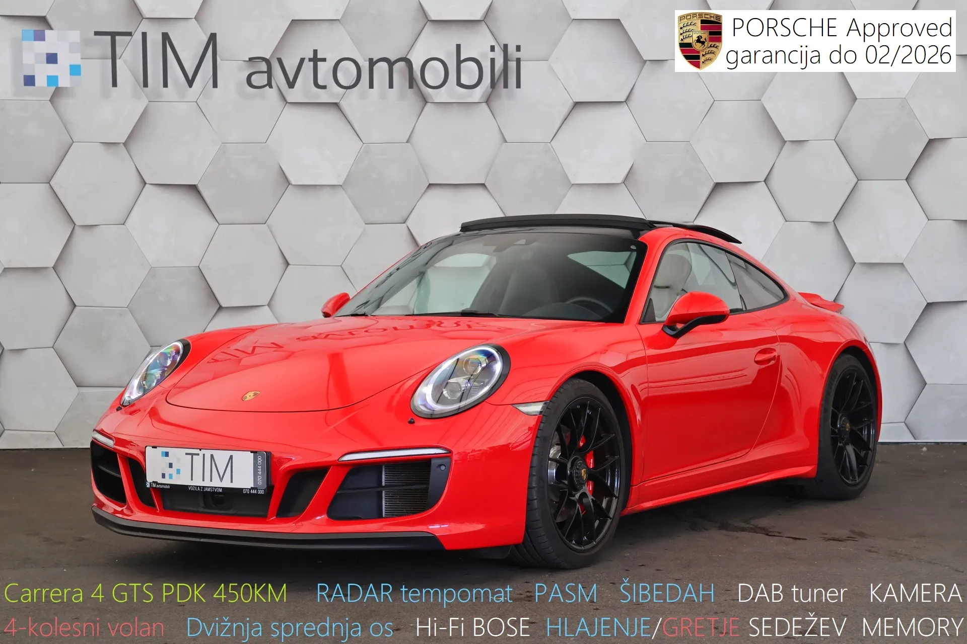 Porsche 911 3.0 CARRERA 4 GTS Coupe PDK Adapt.LED PASM PDLS+ - Celje