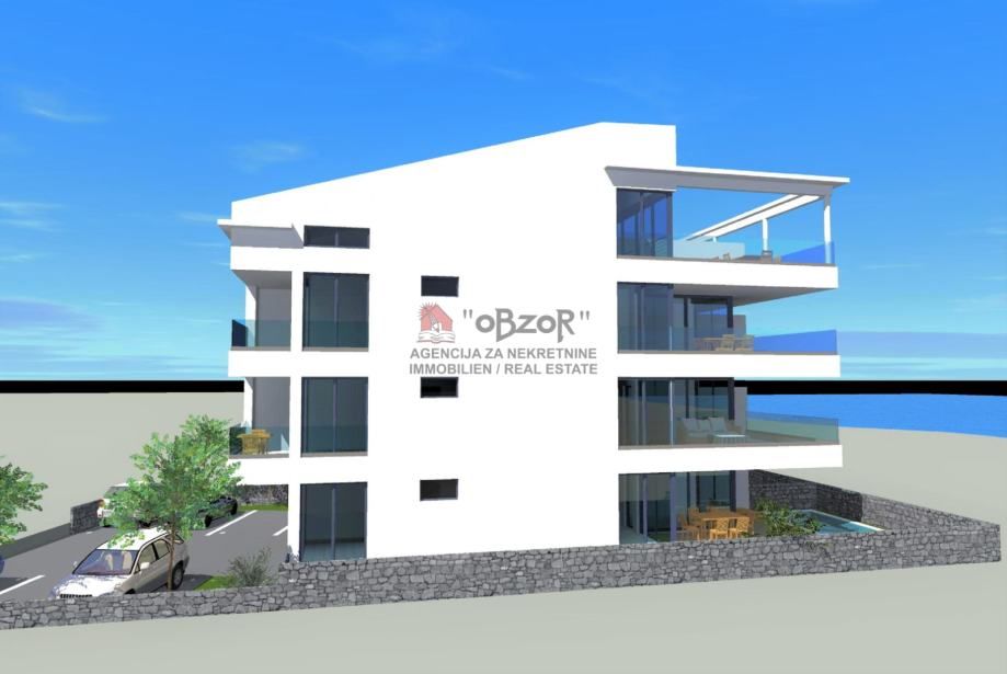 povljana-dvoetažan apartman(s6) penthouse - prvi red do mora - slika 16