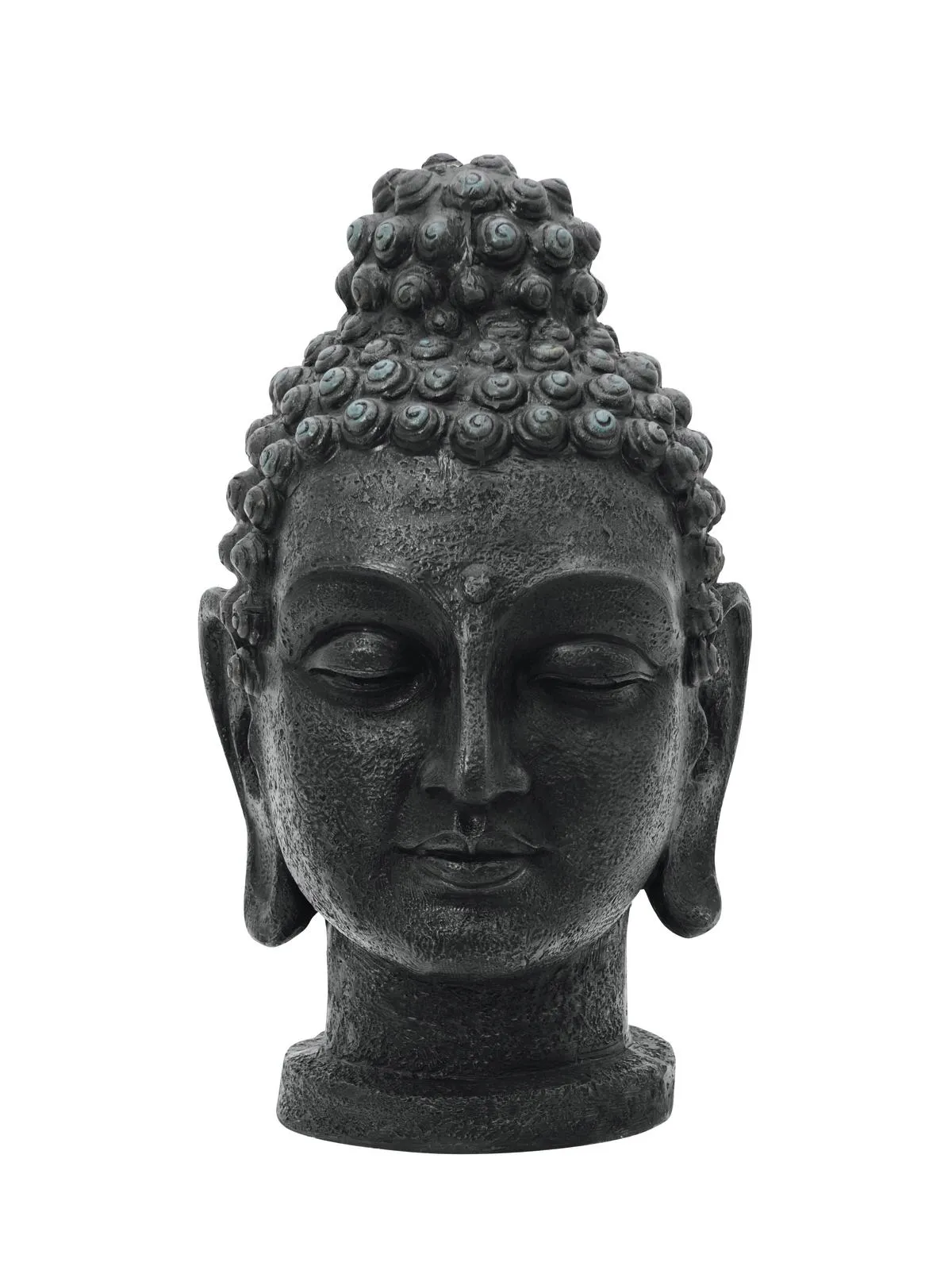 EUROPALMS Head of Buddha, antique-black, 75cm - Križevci