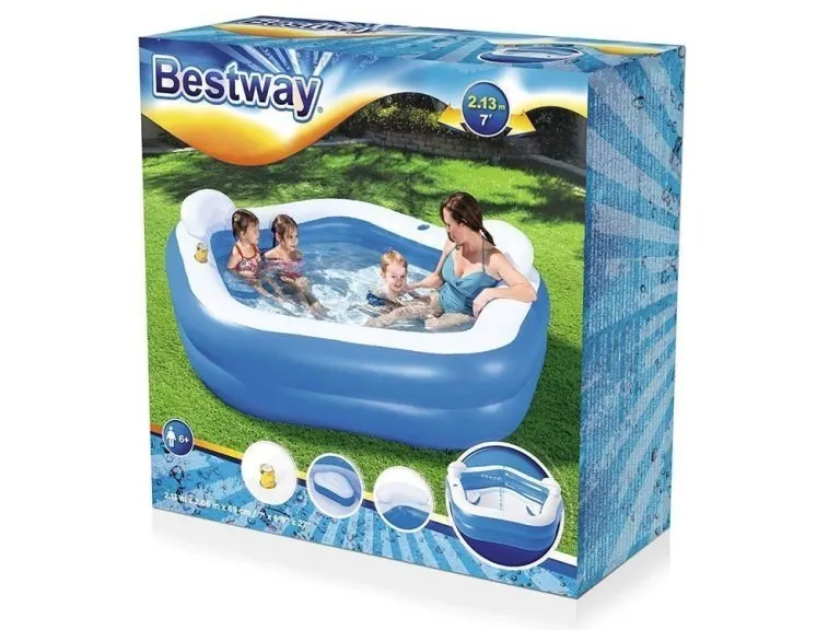 bazen na napuhavanje pentagon 213 x 206 x 69 cm bestway 54153 - slika 6