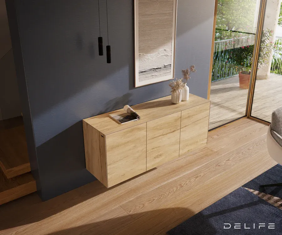 komoda cuor 150x45cm, materijal: keramika laminam sabbia - slika 3
