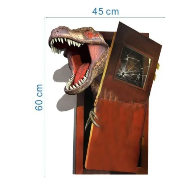 3d wall sticker tyrannosaurus 60 x 45cm - slika 4