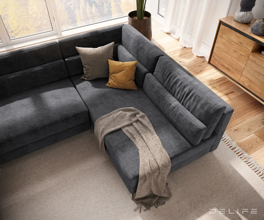 kutna garnitura elio 300x185cm, materijal: mikrofibra - slika 5