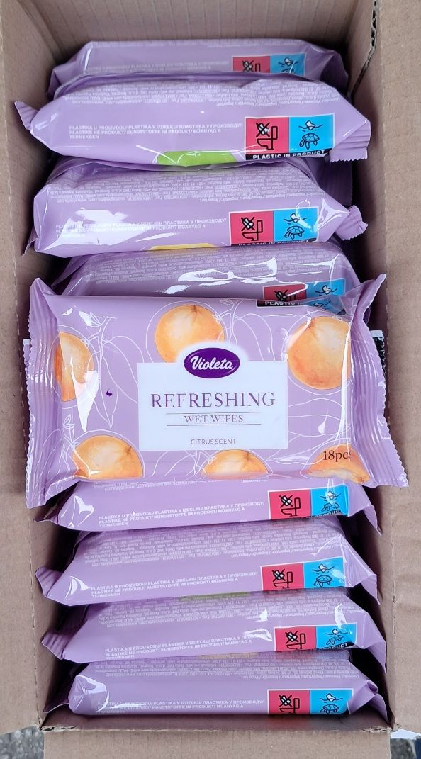 Violeta Refreshing vlažne maramice Citrus 18/1 (30 KOM.); ZG (Jarun) - Zagreb