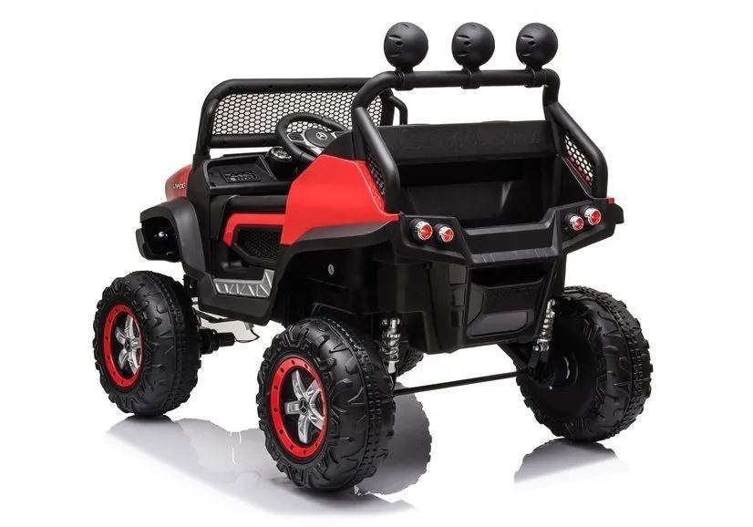 licencirani auto na akumulator mercedes unimog s 4×4 – crveni - slika 4