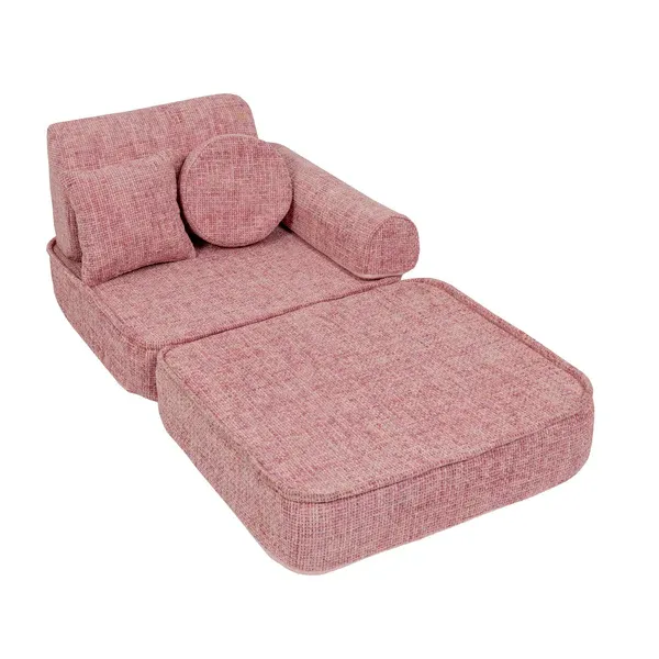 srednja modularna sofa za djecu - tangle bubblegum pink - slika 7