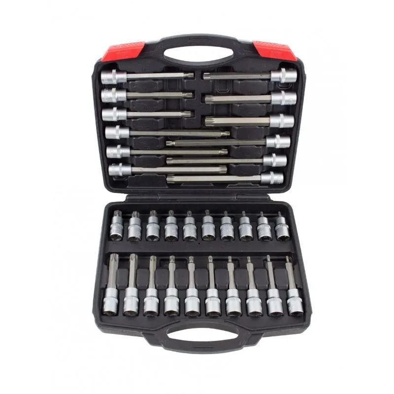 Set TORX nasadnih ključeva, T20 - T7o, 30 komada - Prelog