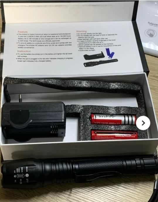 profesionalna led punjiva svjetiljka + račun - slika 6