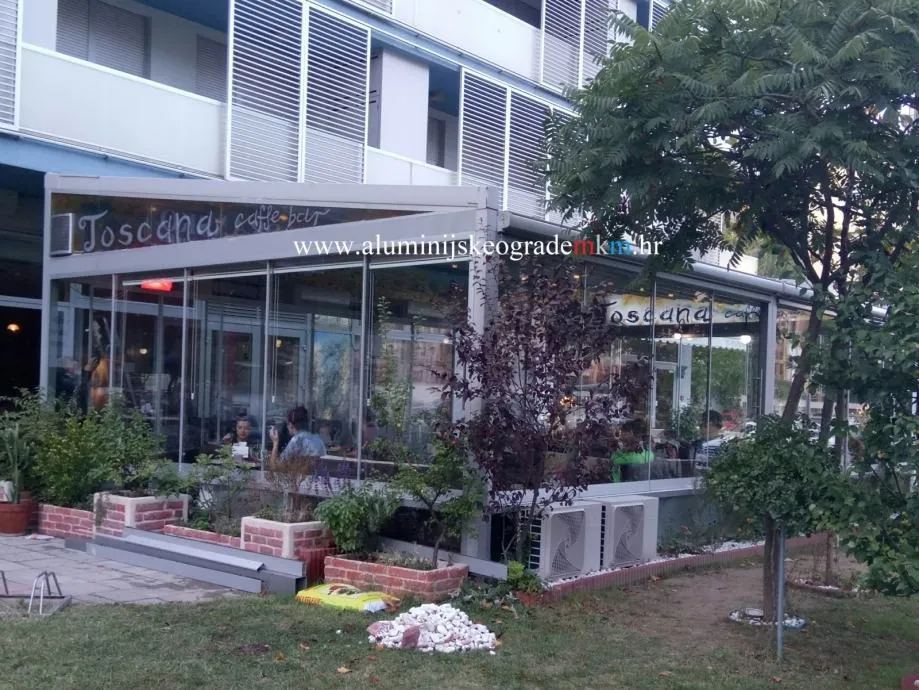 klizne staklene stijene, harmo stijene, stakleni zidovi, panoramske st - slika 3