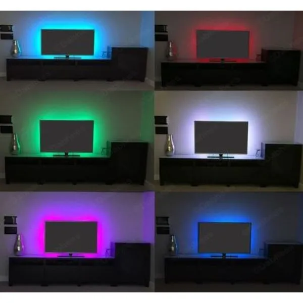 usb led traka 200 cm s daljinskim rgb relax tv - slika 13