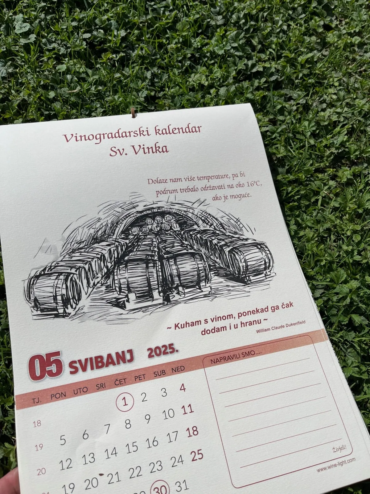 zidni vinogradarski kalendar sv. vinka - slika 7