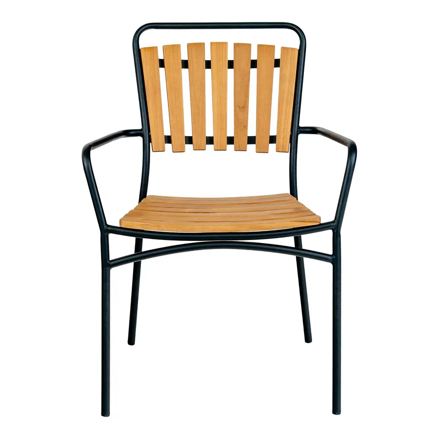outdoor stolica cleveland, materijal: tikovina - slika 2