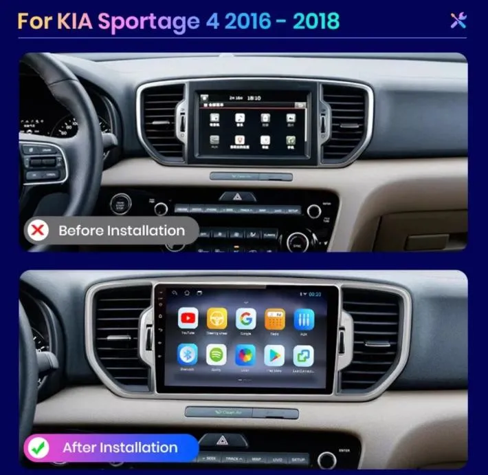 original radio kia sportage 4 navigacija android multimedija wifi - slika 8