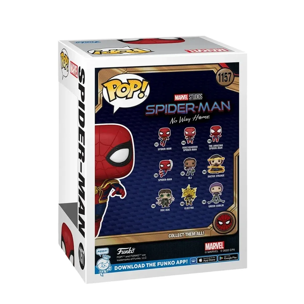 funko pop! spider-man: no way home – spider-man leaping #1157 - slika 2