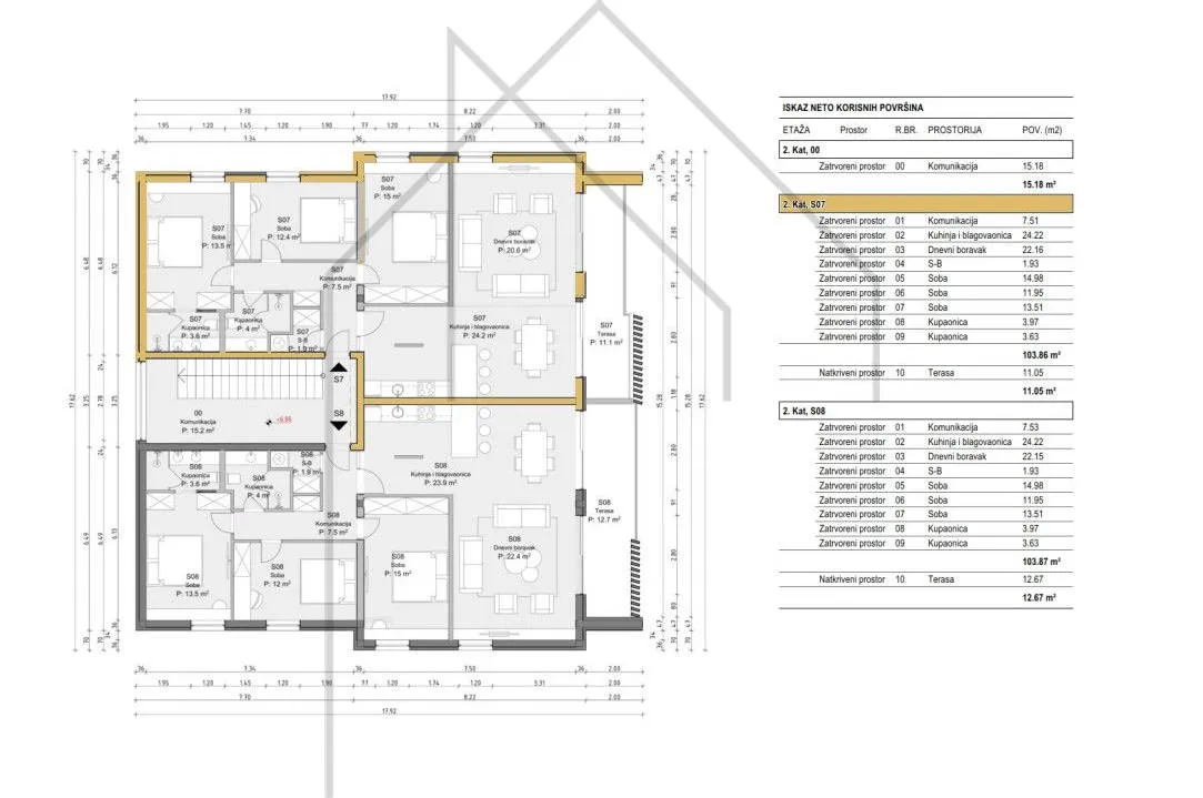 labin, penthouse stan u urbanoj vili s pogledom na more a7 - slika 13