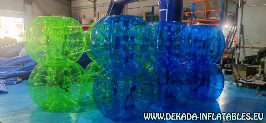 bumper zorb lopte 1.2m, set 2 komada + pumpa - slika 2