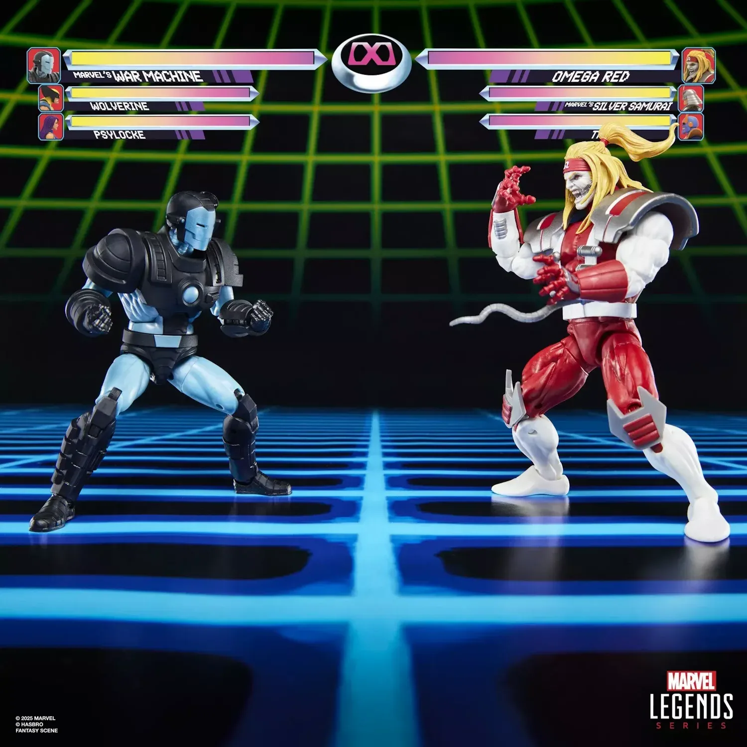 marvel legends series: war machine vs. omega red figure, 15cm - slika 2