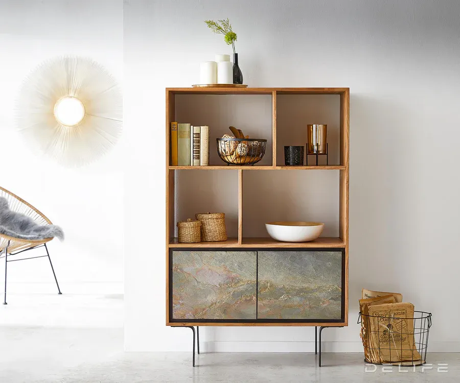 Visoka komoda Juwelo 88x135cm, Materijal: Bagrem - Čakovec