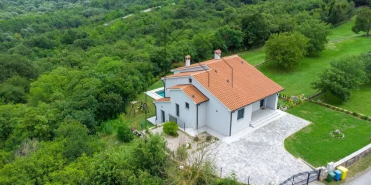 istra, labin, kršan – kuća s bazenom i panoramskim pogledom - slika 22