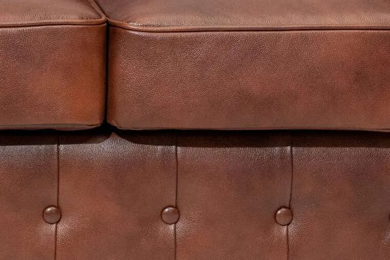 chesterfield dvosjed class leather | 2-sjedišta | cloudy brown old - slika 3
