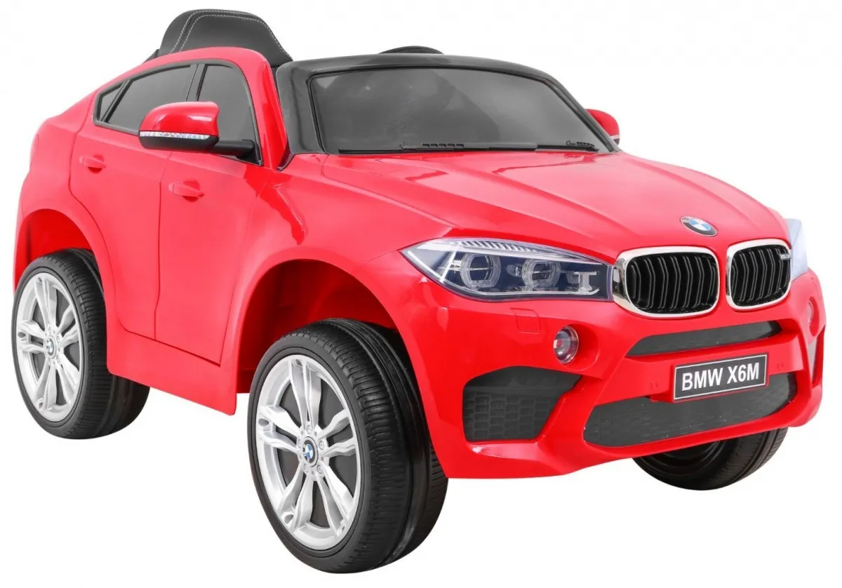 licencirani auto na akumulator bmw x6m - crveni - slika 8
