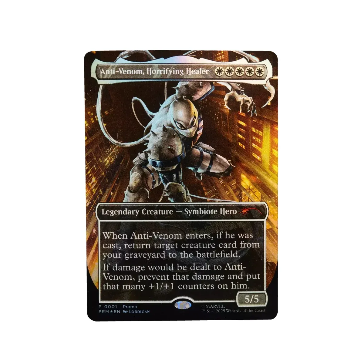 marvel legends series: mtg – agent anti-venom figura, 15cm - slika 2