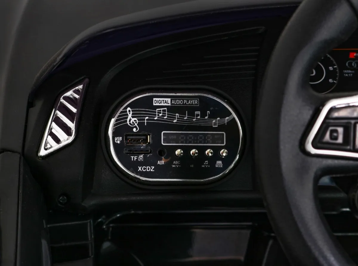licencirani auto na akumulator audi r8 - crni - slika 7