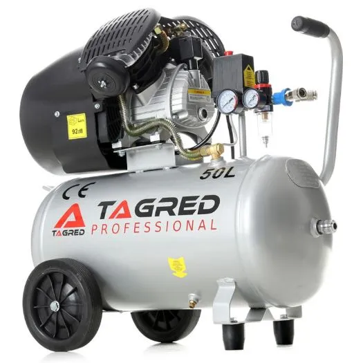 klipni kompresor 50 l, v2, 8 bara, 380 l/min, 230v - slika 3