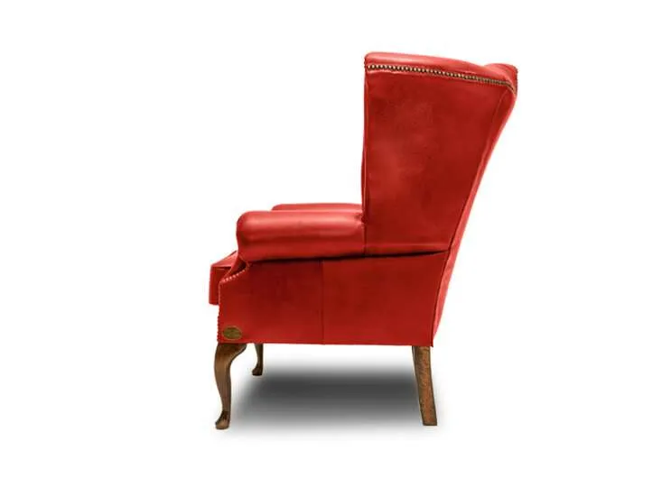chesterfield fotelja plainwing | 1-sjedište | red - slika 3
