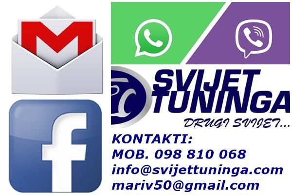 nastavci auspuha m - power dizajn za bmw serija 3 - 5 - 6 krom - slika 8